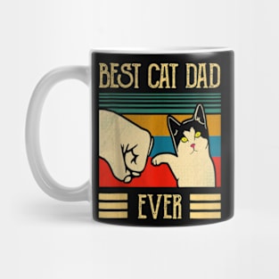 Best Cat Dad Ever Fist Bump Best Cat Dad Ever Mug